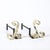 Metal Mid-Century Modernist Scroll Form Andirons in Polished Brass For Sale - Image 7 of 10