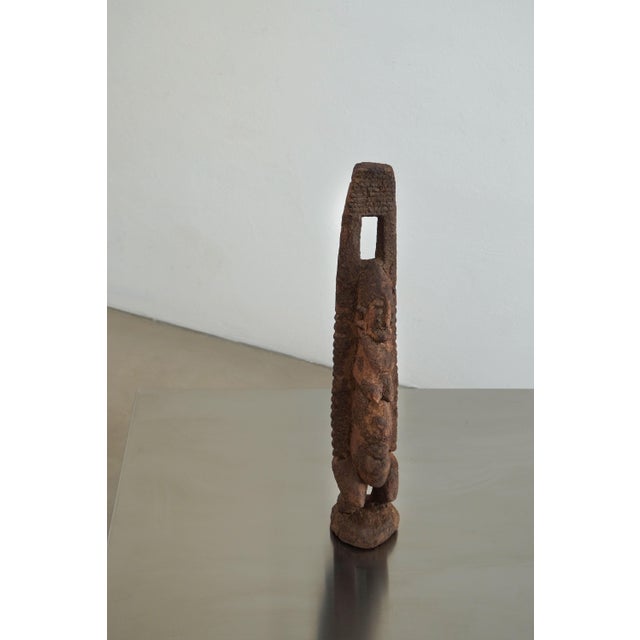 Stunning Tellem sculpture from the Dogon tribe of Mali. Made in the late 19th century. Patina of age, baobab wood.