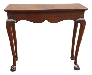 19th Century Chippendale Style Mahogany Console Table