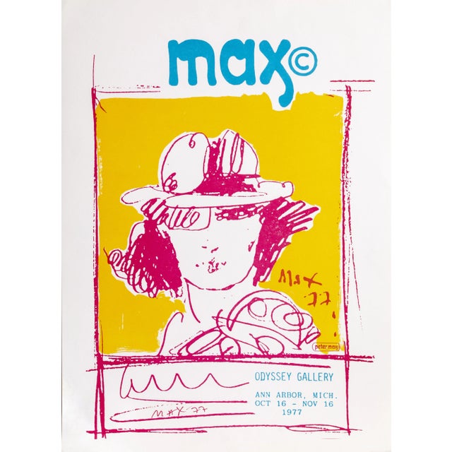 Peter Max, Odyssey Gallery, Exhibition Poster For Sale