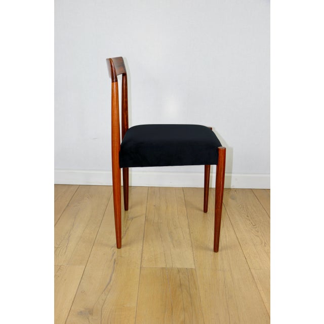 Vintage German Black Chairs from Lübke, 1970s, Set of 4 For Sale - Image 16 of 17
