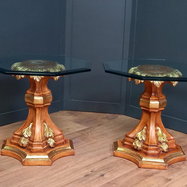 Vintage Regency-Style Side Tables, 1970s, Set of 2 For Sale - Image 17 of 17