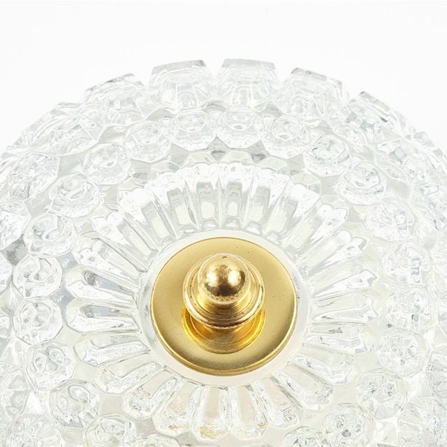 Mid-Century Modern 1 of 3 Mid-Century Bubble Glass Flush Mount/Ceiling Light by Helena Tynell for Limburg, Germany, 1960s For Sale - Image 3 of 10
