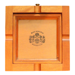 Vintage Macanudo Cigar Ashtray W/ Storage