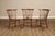 American Pennsylvania House Vintage Set of Three Cherry Windsor Chairs For Sale - Image 3 of 18