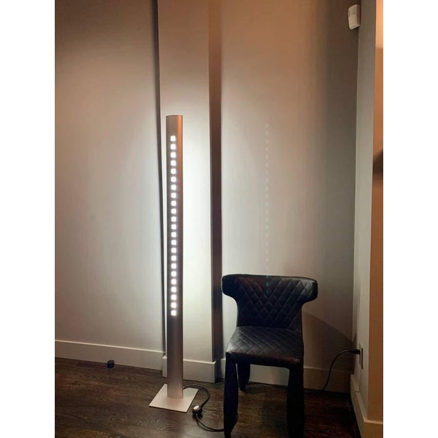 Postmodern Postmodern Ligne Roset Extensia Brushed Aluminum Floor Lamp France For Sale - Image 3 of 8