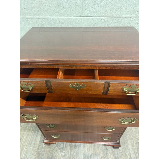 Vintage Thomasville Chair Company Mahogany Chest on Chest Dresser For Sale - Image 14 of 18