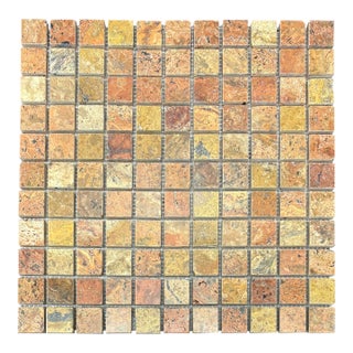 Sonrisa Travertine Polished 1" X 1" Mosaic For Sale