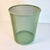 1990s Vintage Contemporary Modern Metal Mesh Wastebasket in Sage Green For Sale - Image 4 of 9