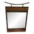 1980s Mid-Century Faux Bamboo Wall Mirror For Sale