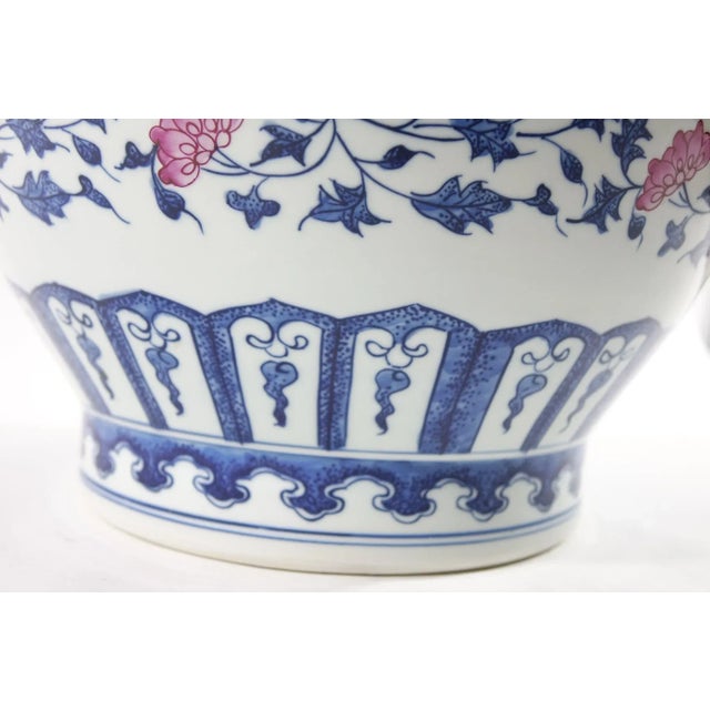 Mid 19th Century Mid 19th Century Large Chinese Porcelain with Marking on the Bottom For Sale - Image 5 of 7