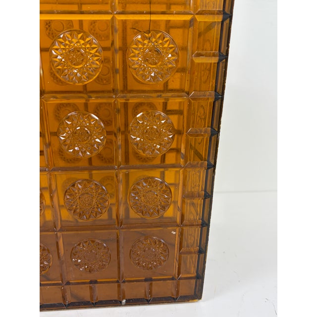 Amber Lucite Style Waste Basket / Trash Can For Sale - Image 14 of 17