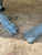 Gray Rare Neoclassical Antique Garden Urns- A Pair For Sale - Image 8 of 17