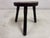 Rustic French D-Shaped Milking Stool, 1950s For Sale - Image 3 of 10