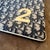 A 2000s John Galliano for Christian Dior Trotter Deep Blue and Cream Tote Bag For Sale - Image 10 of 18