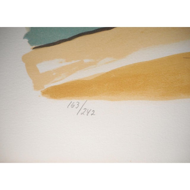 Modern Yves Brayer, Merchants of the Old Port, Original Signed Lithograph For Sale - Image 3 of 7