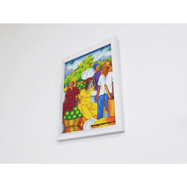 Caribbean Paintings, 1990s, Set of 4 For Sale - Image 15 of 17