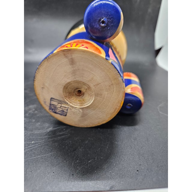 1970s Vintage Kokeshi Doll Torao Hosaka Award-Winning Girl in Kimono For Sale - Image 5 of 5