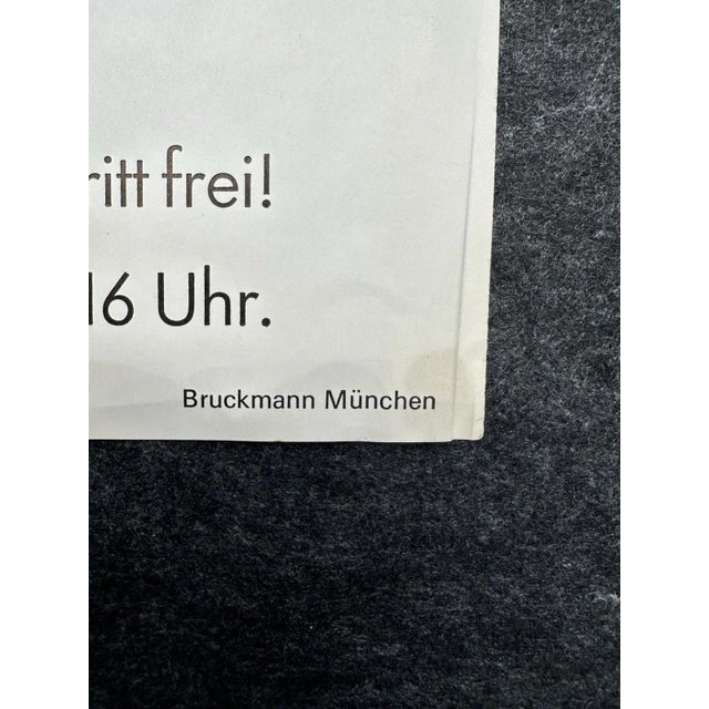 Modern Neue Galerie Kassel Exhibition Poster from Fritz Winter, 1977 For Sale - Image 3 of 13