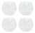 Painted Glass Candle Holder Vase (Set of 4) For Sale