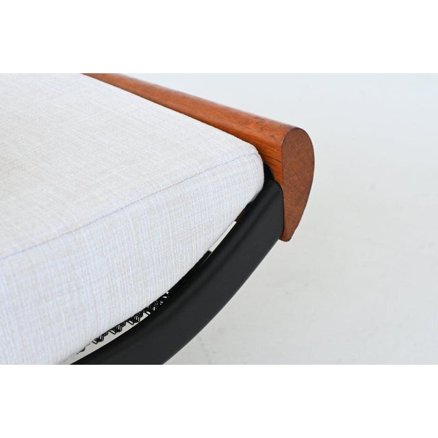 Dutch Cleopatra Daybed in White Fabric by Dick Cordemeijer for Auping, 1954 For Sale - Image 13 of 18