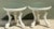 Late 20th Century Vintage Lacquered Paw Foot Side Tables After Dickinson - A Pair For Sale - Image 5 of 12