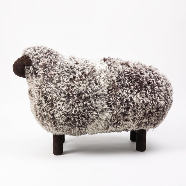 Contemporary Outpost Original Kalgan Lamb Sheep Bench For Sale - Image 9 of 12