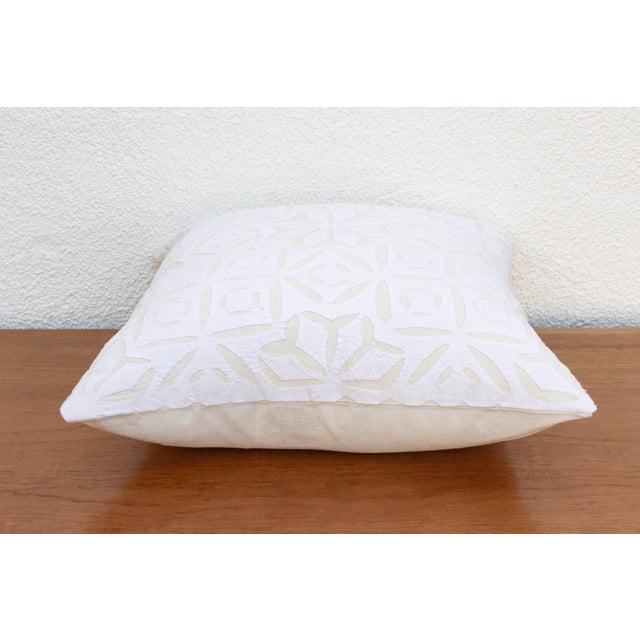 1990s Mou Applique Pillow Cover For Sale - Image 5 of 7