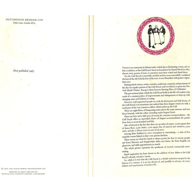 "The Cafe Royal Story a Living Legend" 1963 Frewin, Leslie For Sale - Image 10 of 18