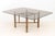 McGuire Furniture Modern Smoked Glass and Bamboo Dining Table For Sale In New York - Image 6 of 7