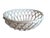 Vintage Stoneware Ceramic Pottery Lattice Fruit Bowl For Sale In Charlotte - Image 6 of 11
