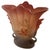 Mid-Century Modern 1950s Hull Pottery Pink Vase Art Deco Double Handle For Sale - Image 3 of 9