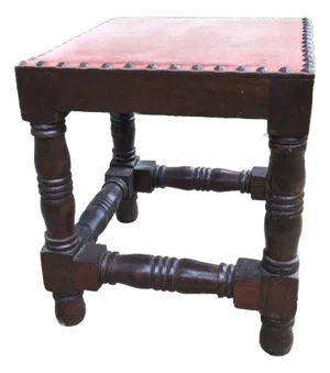 1930s Small German Stool or Footstool