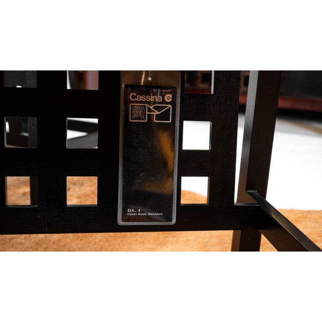 1980s Cassina Ds4 Armchairs by Charles Rennie Mackintosh - Set of 4 For Sale - Image 14 of 18