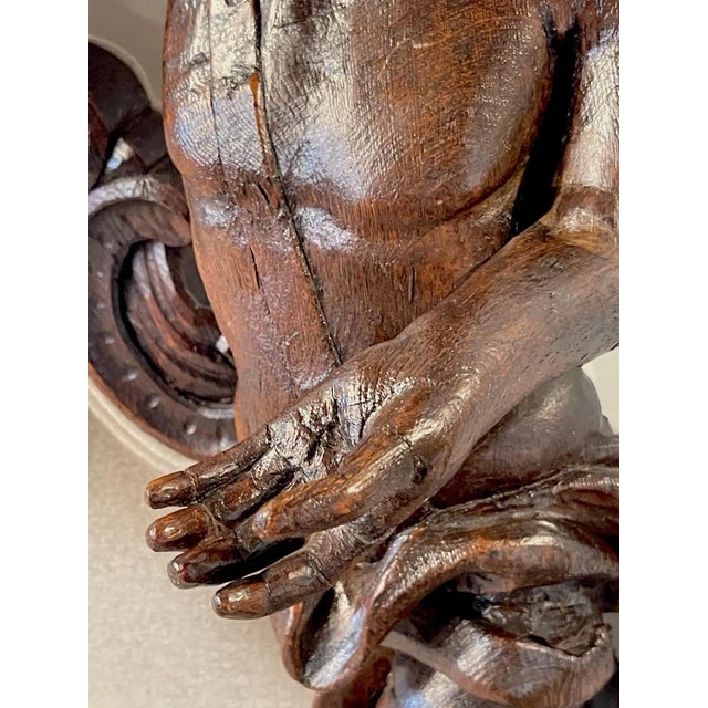 18th Century 18th Century Italian Baroque Figural Bench/ Settee For Sale - Image 5 of 11