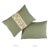 Contemporary Schumacher Ashoka Lumbar Pillow In Leaf & Blush For Sale - Image 3 of 4