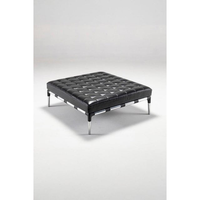 Black Prive Leather Lounge Chairs by Phillippe Starck for Cassina, Italy, 2010s, Set of 3 For Sale - Image 8 of 18