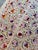 2010s Square Ivory Silk Suzani Tapestry With Pomegranates For Sale - Image 5 of 9
