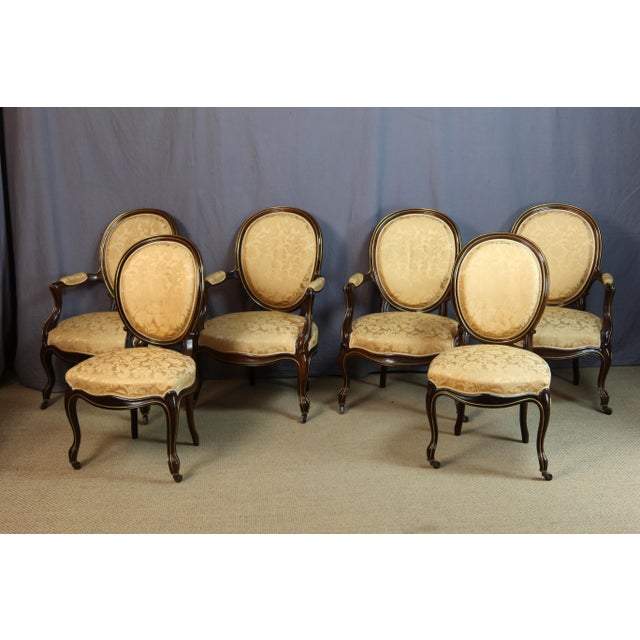 Napoleon III Salon Chairs, Set of 6 For Sale - Image 16 of 16