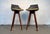 Mid-Century Modern Pair of Mid-Century Modern Swivel Bar Stools, Circa 1970s For Sale - Image 3 of 15