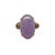 14k Gold Lavender Jade & Diamond Ring, Circa 1960, Size 6.5 For Sale - Image 4 of 7