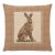Country Hare Left Tapestry Cushion With Feather Filler - 46x46cm (18"x18") For Sale