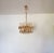Mid-Century Modern Chandelier in Murano Glass and Brass attributed to Christoph Palme, Germany, 1970s For Sale - Image 3 of 11