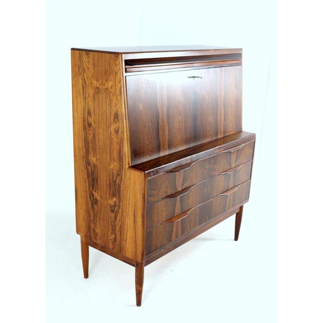 Rosewood Secretaire by Erling Torvits for Klim Møbelfabrik For Sale - Image 13 of 16
