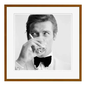 Shaken Not Stirred Brown Framed
