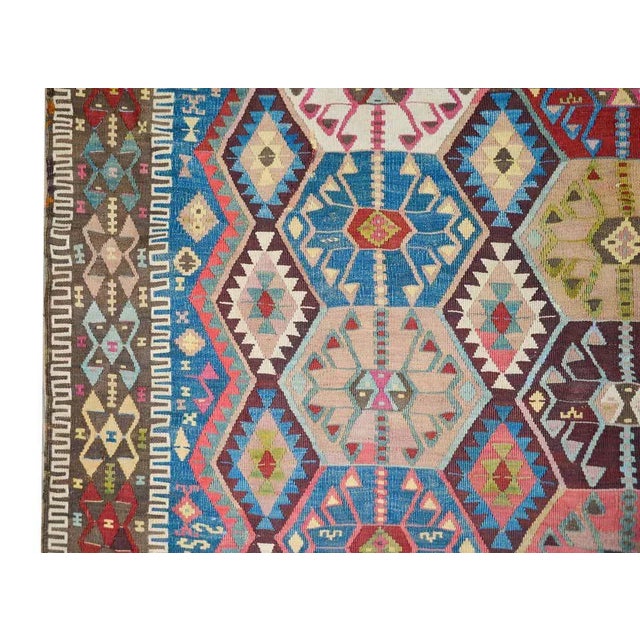 Early 20th Century Turkish Konya Kilim Runner For Sale In Chicago - Image 6 of 13