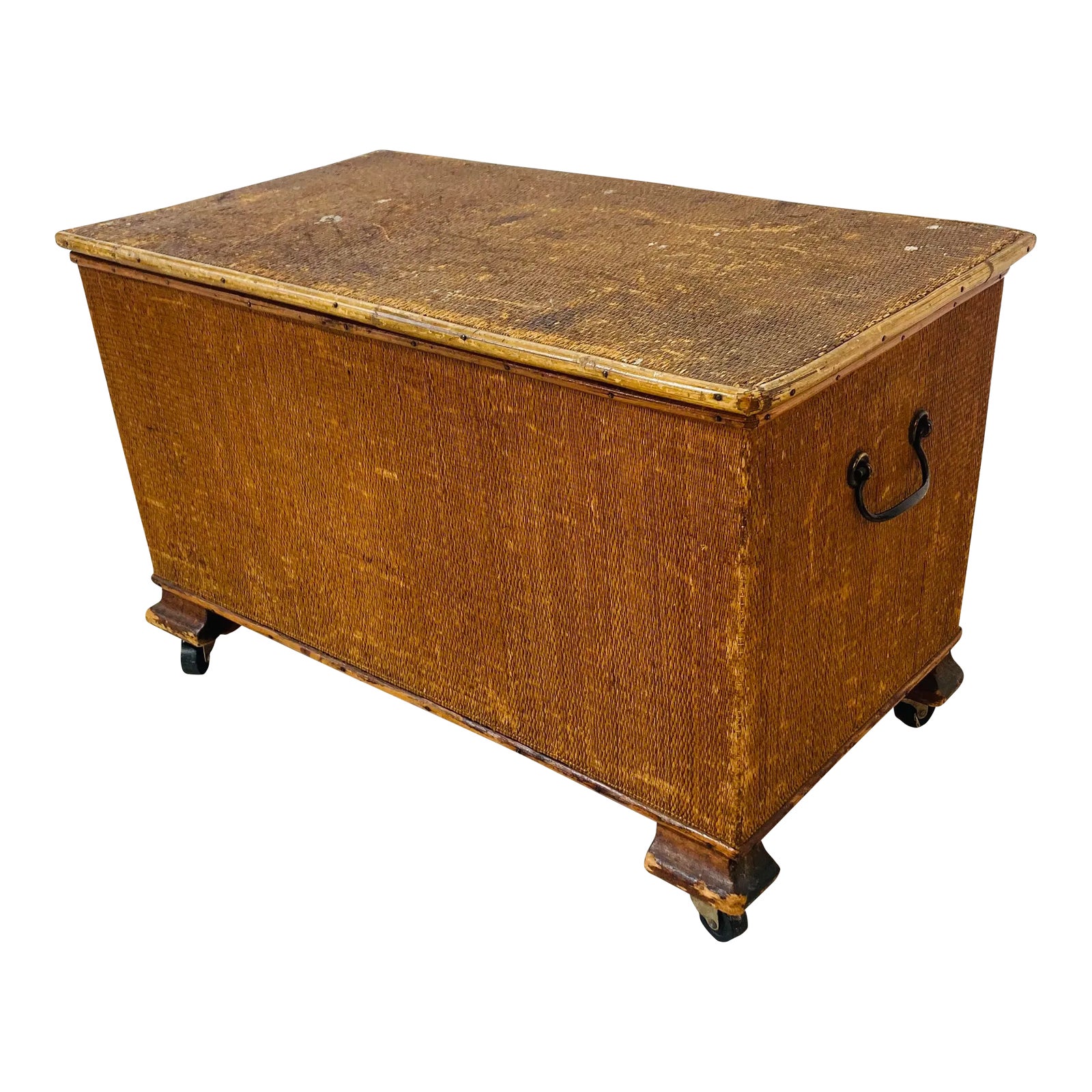 Bamboo Storage Trunk Chairish