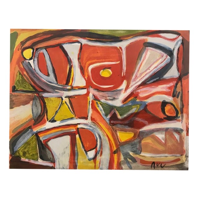 Bram Van Velde, Conflagration, 1981, Lithograph For Sale