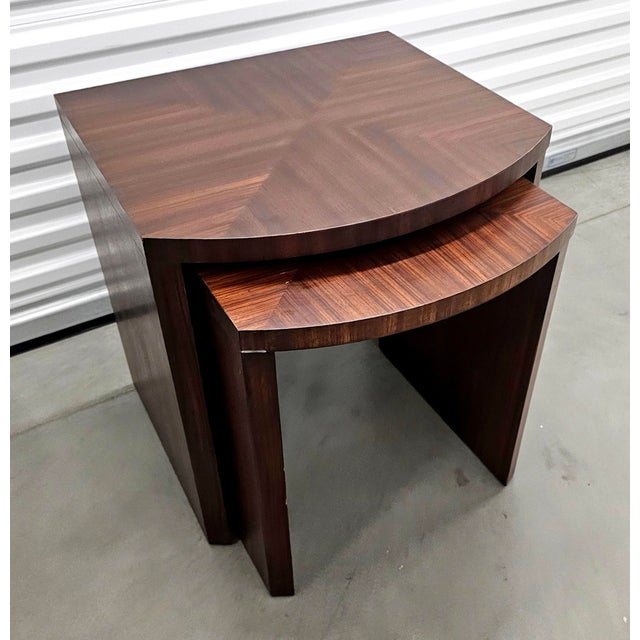 Ethan Allen Nesting Side Tables Set of 2 Chairish