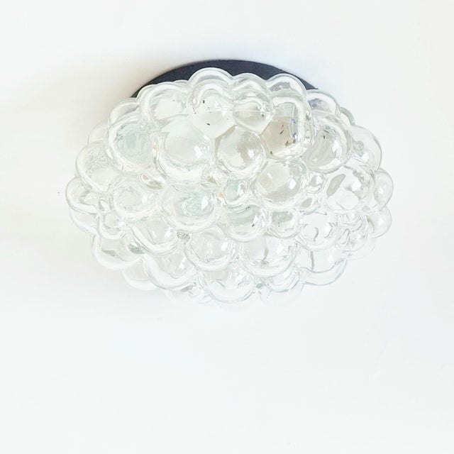 Stunning and rare set consisting of 1 flush mount/ceiling light and 2 wall lights designed by helena tynell for limburg,...